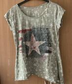 Shirt.  mt, M.   “ STERREN “., Kleding | Dames, T-shirts, Maat 38/40 (M), Verzenden, Zo goed als nieuw, Korte mouw