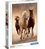 Clementoni Legpuzzel - Rennende Paarden - 1000 stukjes, Ophalen of Verzenden, 500 t/m 1500 stukjes, Nieuw, Legpuzzel