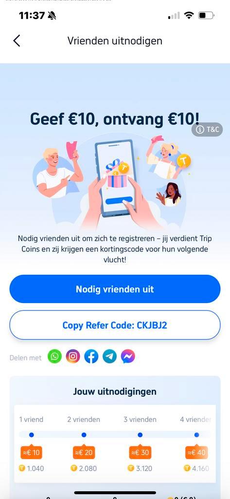 Korting op vluchten, hotelovernachtingen op tripcom, Tickets en Kaartjes, Kortingen en Cadeaubonnen, Eén persoon, Kortingsbon