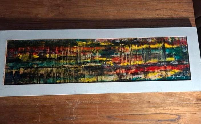 Schilderij stines veldkamp.., Antiek en Kunst, Kunst | Schilderijen | Abstract, Ophalen of Verzenden