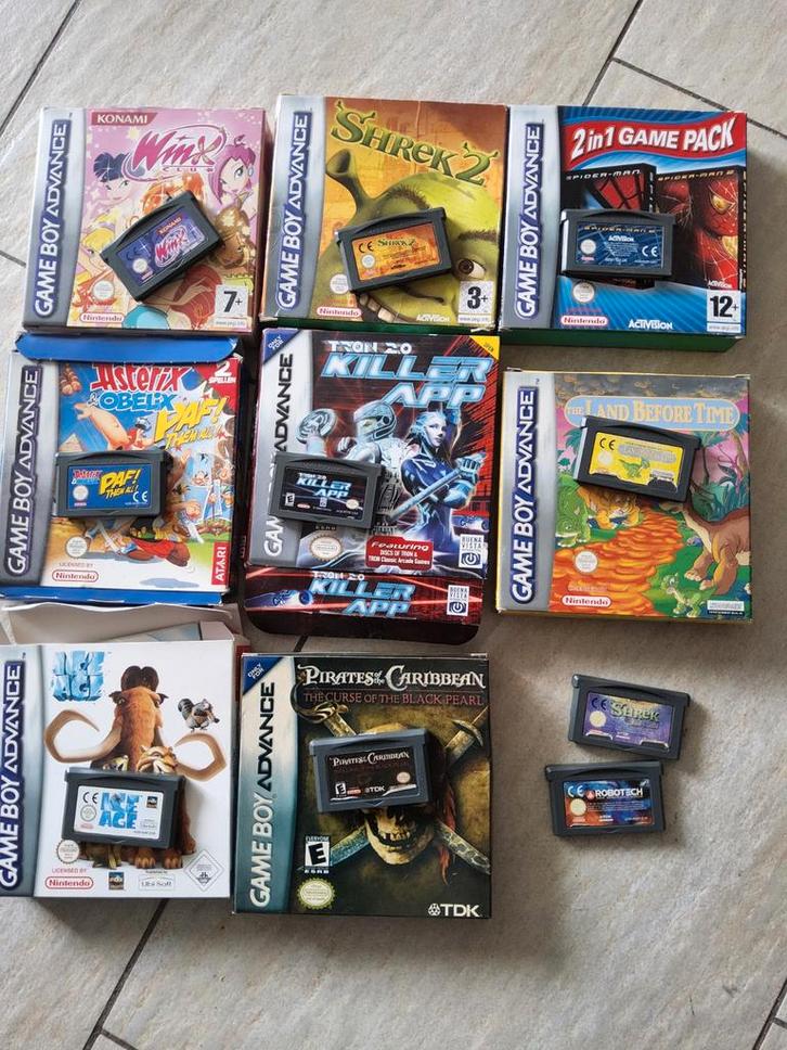 Gameboy Advance Games - Diverse Titels, Spelcomputers en Games, Games | Nintendo Game Boy, Gebruikt, Avontuur en Actie, 1 speler
