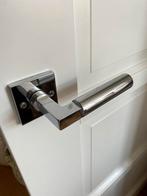 6 Deurslag Sets + cylinder, Doe-het-zelf en Verbouw, Hang- en Sluitwerk, Ophalen of Verzenden, Gebruikt, Chroom, Klink of Kruk