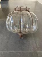 Vintage geblazen glazen hanglamp (Siru Sultano), Minder dan 50 cm, Zo goed als nieuw, Ophalen, Glas