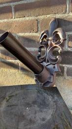 Gietijzeren vlaggenstokhouder franse lelie, Ophalen of Verzenden, Nieuw