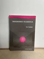 Basiskennis telematica, Boeken, G.J. Casimir, Ophalen of Verzenden, Zo goed als nieuw, Overige onderwerpen