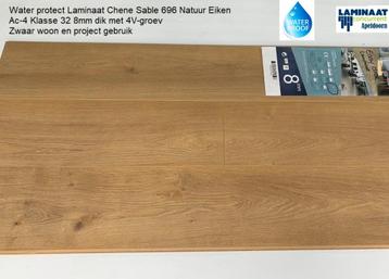 Waterbestendig Laminaat Chene Sable 689 8mm 4V €9,95p/m2 beschikbaar voor biedingen