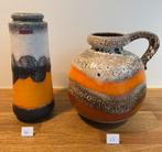 Vintage Scheurich vazen 203 en 484-21 west germany fatlava, Ophalen of Verzenden