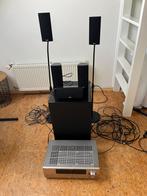 Teufel consono 35 mk2 connect plus met Yamaha receiver., Gebruikt, 70 watt of meer, 5.1-systeem, Overige spelers