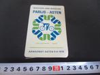 sticker marathon jong nederland parijs - asten fiets 1979, Ophalen, Zo goed als nieuw