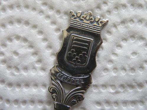 Verzilverd Gero Lepeltje Wapen Meppel, Verzamelen, Porselein, Kristal en Bestek, Nieuw, Verzilverd, Verzenden