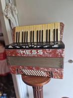 Antieke Hess accordeon, Muziek en Instrumenten, Accordeons, Ophalen, Gebruikt, Toetsaccordeon, Overige merken