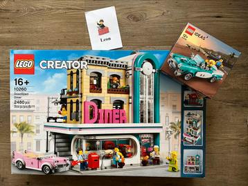 Lego Creator 10260 Diner & 40448 Klassieke auto - Nieuw ! beschikbaar voor biedingen
