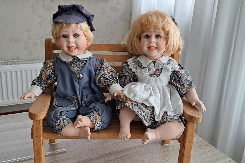 Porselein poppen, Antiek en Kunst, Ophalen of Verzenden