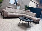 ZGAN Lederen Hoekbank Douglas -302 x 220- met relaxfunctie, Ophalen, -, -, Hoekbank