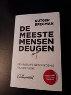 De meeste mensen deugen, boek Rutger Bregman, Ophalen of Verzenden, Zo goed als nieuw, Rutger Bregman