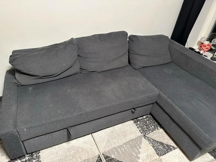 Ikea Friheten Hoekbank - Slaapbank - Gratis, Huis en Inrichting, Banken | Bankstellen, Gebruikt, Hoekbank, Vierpersoons of meer
