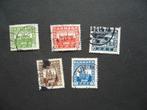 Denemarken 110/112 en 114/115, Postzegels en Munten, Postzegels | Europa | Scandinavië, Ophalen of Verzenden, Denemarken, Gestempeld