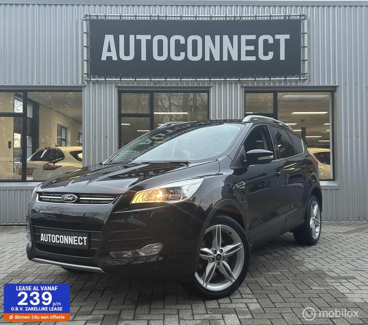 Ford Kuga 1.5 Titanium 4WD NAVI, LEDER, CRUISE, 1e EIGENAAR, Auto's, Ford, Bedrijf, Te koop, Kuga, 4x4, ABS, Airbags, Airconditioning