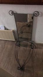 Spiegel met muur tafel, Huis en Inrichting, Woonaccessoires | Spiegels, Ophalen, Zo goed als nieuw, Overige vormen, 150 tot 200 cm