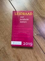 Leidraad voor juridische auteurs 2019, Ophalen of Verzenden, Wolters Kluwer, Alpha, WO