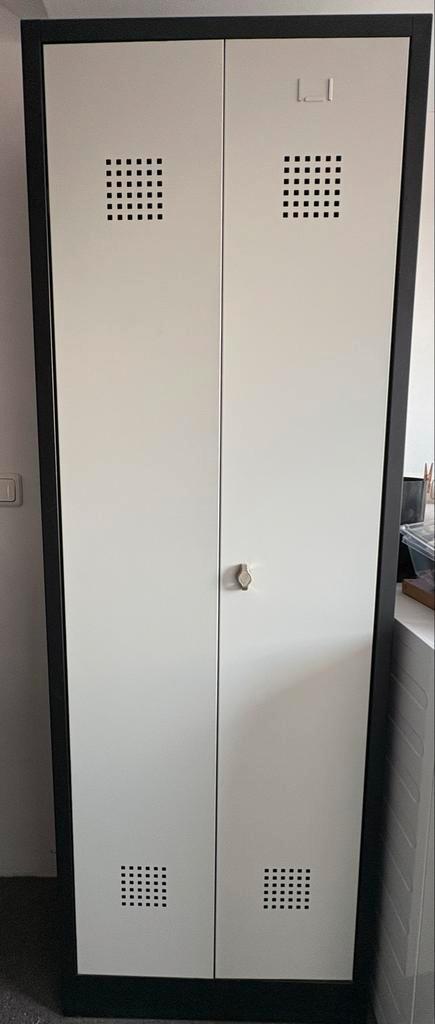 Metalen Lockerkast / zadelkast - Industrieel Design, Huis en Inrichting, Kasten | Kledingkasten, Zo goed als nieuw, 150 tot 200 cm
