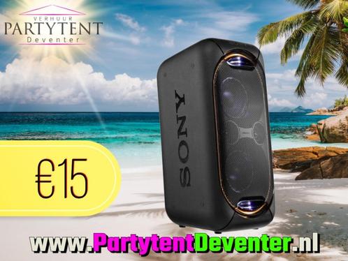 Feestje! Party Muziekbox, Karaoke + Partytent etc., Hobby en Vrije tijd, Feestartikelen | Verhuur, Zo goed als nieuw, Ophalen
