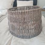 Mooie rieten lampenkap te koop., Ophalen, Zo goed als nieuw, Rond, 25 tot 50 cm