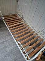 Ikea Minnen Meegroei Bedframe met Lattenbodem, Huis en Inrichting, Ophalen, Eenpersoons, Wit, 80 cm