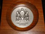 vintage tin penning University Sains MALAYSIA pewter ashtray, Ophalen of Verzenden