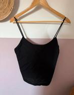 Zara zwarte spaghetti bandjes top maat m, Maat 38/40 (M), Ophalen of Verzenden, Zo goed als nieuw, Zonder mouw