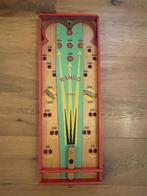 Vintage houten Homas Rano tafelflipperkast knikkerspel, Antiek en Kunst, Ophalen of Verzenden