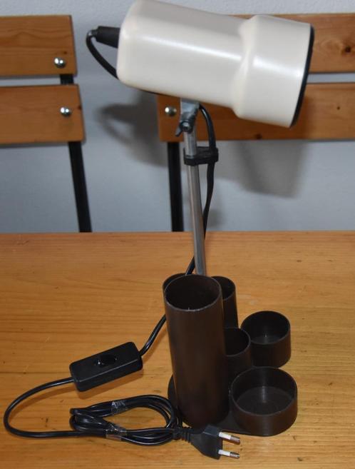 Vintage Tafellamp met Pennenbakjes, Diversen, Schoolbenodigdheden, Gebruikt, Ophalen