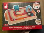 Janod egelrally houten speelgoed, Kinderen en Baby's, Speelgoed | Houten speelgoed, Ophalen of Verzenden, Zo goed als nieuw, Overige typen