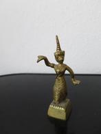 mooi zwaar beeldje uit massief koper 15 cm, Ophalen of Verzenden