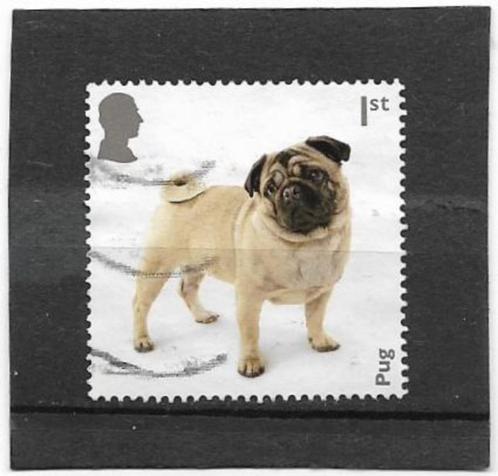 Engeland 2024 Dogs -  Pug, Postzegels en Munten, Postzegels | Europa | UK, Gestempeld, Verzenden