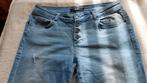 Ripped jeans van Object mt 32/34 met knoopsluiting, Kleding | Dames, Spijkerbroeken en Jeans, Ophalen of Verzenden, Zo goed als nieuw