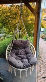 Hangstoel met kussens, Tuin en Terras, Hangmatten, Ophalen, Gebruikt, Eenpersoons, Inklapbaar
