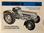 Eicher Mammut HR trekker tractor folder brochure, Boeken, Ophalen of Verzenden, Gelezen