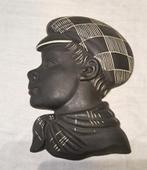 Keramiek wandhoofdje , Kroon 309, Antiek en Kunst, Antiek | Keramiek en Aardewerk, Ophalen of Verzenden