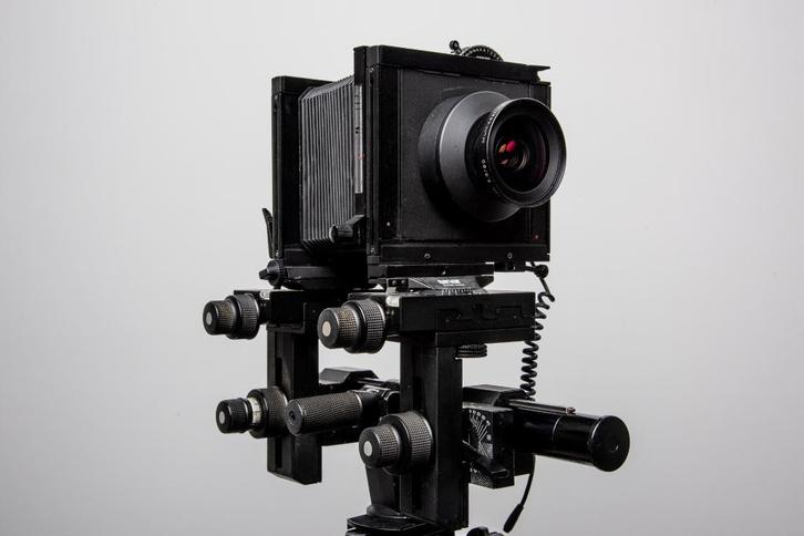 Sinar P2 voor 4x5'+ copal sluiter én 3 mooie lenzen + uitleg, Audio, Tv en Foto, Fotocamera's Analoog, Zo goed als nieuw, Spiegelreflex