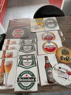 Bordjes bier Heineken Brugse Zot Amstel  partij overkapping, Ophalen of Verzenden, Zo goed als nieuw, Reclamebord, Plaat of Schild