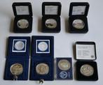 50 Gulden Nederland 7 stuks Proof en Fdc, Postzegels en Munten, Munten | Nederland, Verzenden, Koningin Beatrix, Zilver, Losse munt