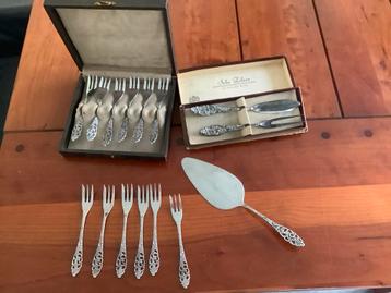 VINTAGE SOLA gebakvorkjes taartschep botermesje beschikbaar voor biedingen