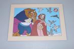 Disney Club Beauty and the beast mini poster Kerst, Antiek en Kunst, Kunst | Litho's en Zeefdrukken, Ophalen of Verzenden