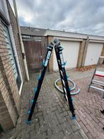 Vrij weinig gebruikt, Doe-het-zelf en Verbouw, Ladders en Trappen, Gebruikt, Ophalen of Verzenden, Ladder, Opvouwbaar of Inschuifbaar