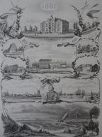 gravure Haarlemmermeer 1667-1867, Taurel 1867, Antiek en Kunst, Verzenden