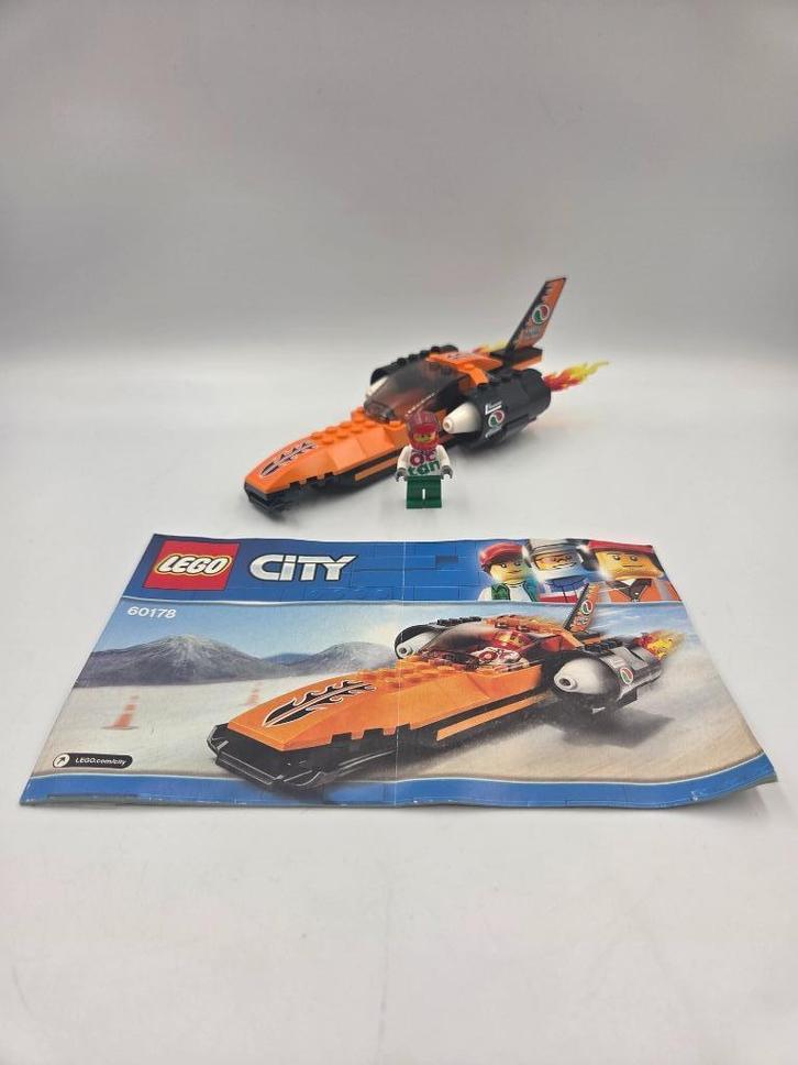 Lego City 60178 speed record car, Kinderen en Baby's, Speelgoed | Duplo en Lego, Zo goed als nieuw, Lego, Complete set, Ophalen of Verzenden