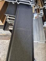 Partij composiet gevelbekleding zwart / Zweeds rabat, Doe-het-zelf en Verbouw, Platen en Panelen, Overige materialen, Gebruikt