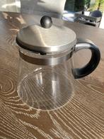 theepot en theeglazen merk Bodum helemaal gaaf rvs glas, Huis en Inrichting, Keuken | Servies, Overige typen, Ophalen of Verzenden