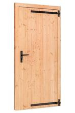 Brede Douglas tuindeur – 120x215 cm – linksdraaiend, Tuin en Terras, Tuinpoorten, Nieuw, Ophalen of Verzenden, 150 tot 200 cm